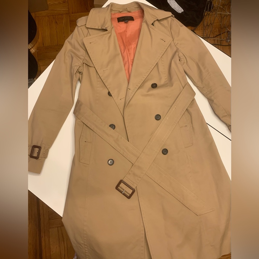 Ann Taylor Classic Long Trench